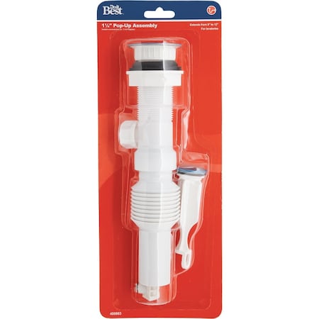 Do It Best 1-1/4'' Chrome-Plated/Plastic Flexible Pop-Up Assembly DIB812-70