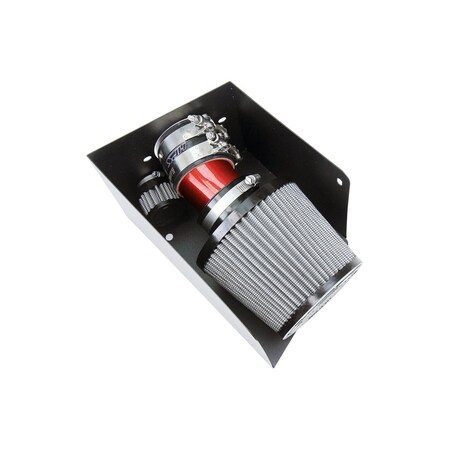 Hps Performance Air Intake Kit with Heat Shield, Red,  827-685R