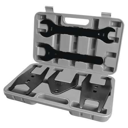 Performance Tool 5 pc. Fan Clutch Wrench Set, Ford GM Mazda Chrysler, 1/2 in. Dr w/ Case W89401