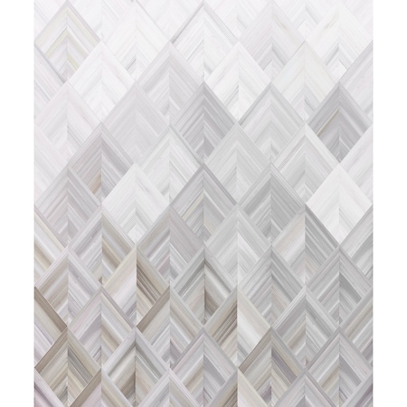 York Wallcoverings Diamond Parquet Grey Wall Mural MU0214M