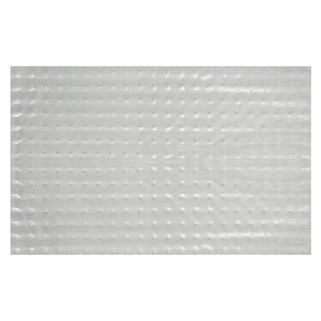 Multy Home Runner, 100 ft L, 27 in W, Solid Pattern, Vinyl Rug, Clear 5310224EA