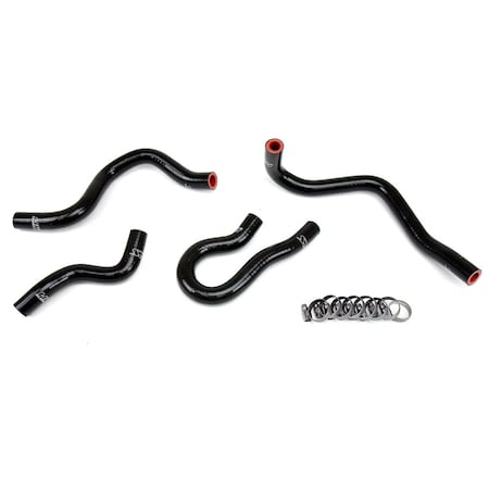Hps Performance High Temp Reinforced Silicone Heater Coolant Hose Kit, Black,  57-1769-BLK