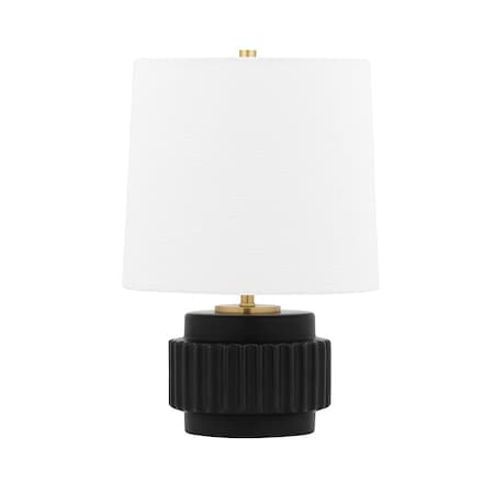 Mitzi Kalani 1 Light Table Lamp 5.75 In. Matte Black HL452201-MB