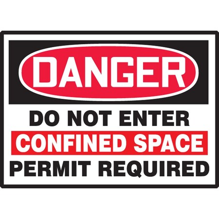 Accuform Danger Safety Label LCSP268XVE