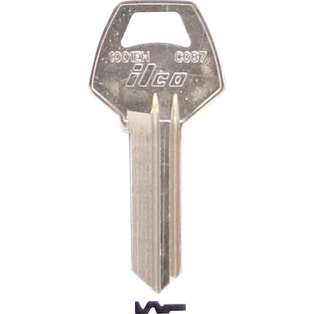 Ilco Corbin Nickel Plated House Key CO87 / 1001EH, 10PK IAL2104100B