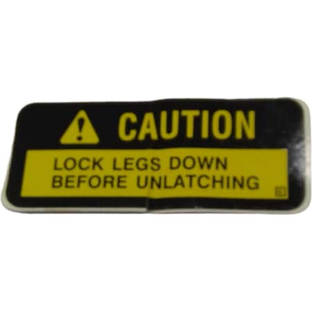 John Deere LABEL, JOHN DEERE OEM M76353 M76353