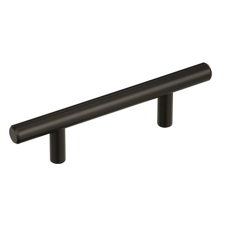 Amerock Bar Pulls 3 in 76 mm Center-to-Center Black Bronze Cabinet Pull, 10PK 10BX40515BBR