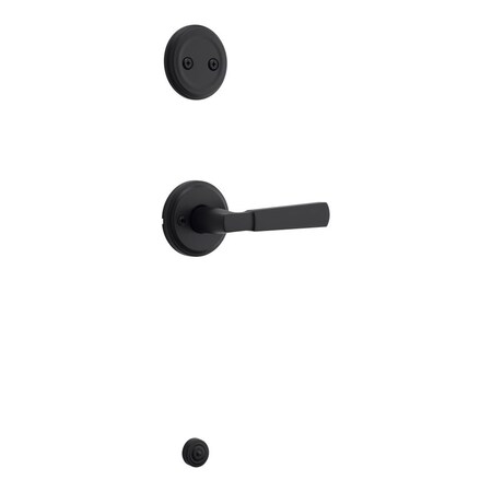 Kwikset Perth Lever Interior Dummy Handleset Trim Matte Black Finish 968PHL-514
