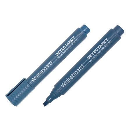 Detectamet Detectable Dry Erase Marker Set, Round Barrel, PK10 145-A06-P01-A08