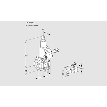 Honeywell Kromschroder VAS125/-R/LW KS88007889