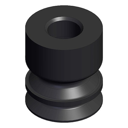 Smc Pad Unit, Black, Bellows Pad ZP3-06BS