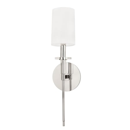 Hudson Valley Lighting Amherst 1 Light Wall Sconce 5 In. Polished Nickel 8511-PN
