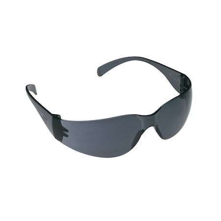 3M Virtua, Safety Glasses, Anti-scratch, Gray Lens, Gray Frame, Frameless 11327-00000-20