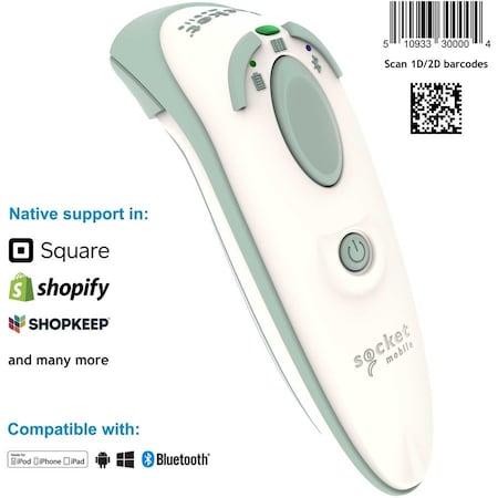 Socket DuraScan D745, Performance Barcode Reader & Charging Cradle for Health Care CX3861-2892