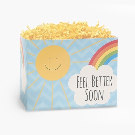 Nashville Wraps Feel Better Sunshine Basket Box, Large 10.25x6x7.5, 6PK FBSL