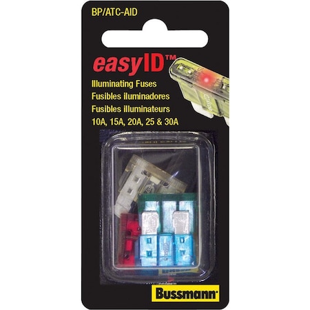 Eaton Bussmann Bussmann EasyID 30 amps ATC Assorted Blade Fuse Assortment, 2PK BP/ATC-AID