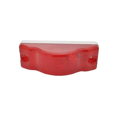 Grote Lighting Sentry 12V Red High-Mount Stop Light, Polycarbonate, Rectangular,  54012