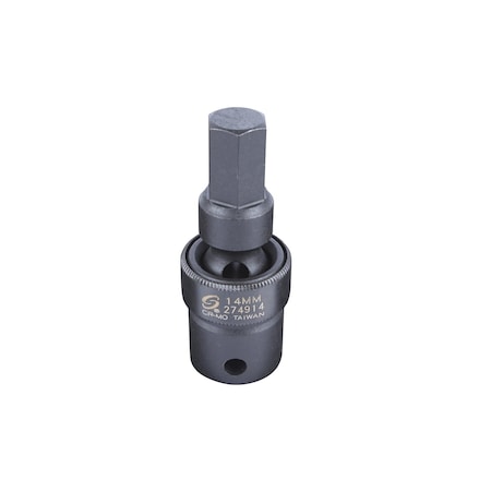 Sunex 1/2 in Drive 14Mm Universal Hex Bit Driver Impact Socket 274914