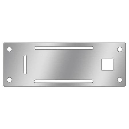 Replacement For Kenworth W900B Year 1995 Stainless Steel Heater Control Cover Wout Lettering