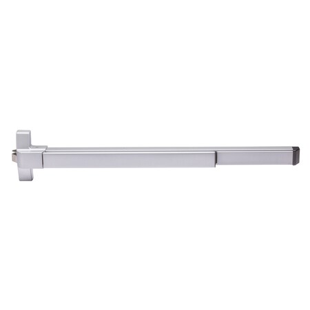 Trans Atlantic Co. VR531 Series Aluminum Grade 1 Commercial 36 in. Fire Rated Surface Vertical Rod Panic Exit Device ED-FVR531-AL