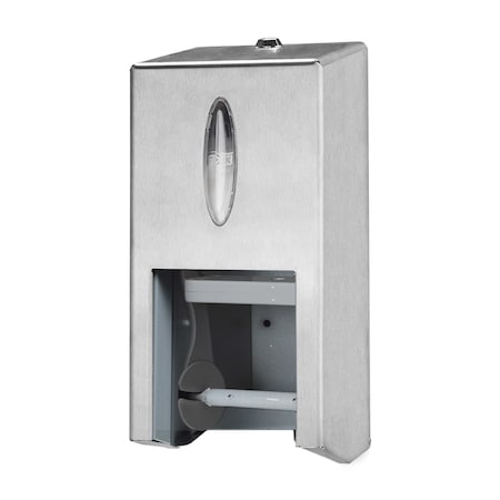 Tork Toilet Paper Dispenser, Metal, Silver 473430