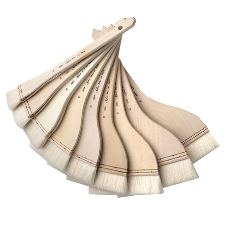 Silver Brush Silver Hake Set, 9-Piece Set HK-5051