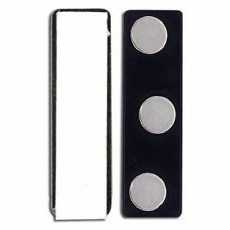 Brady Magna TrioTM Magnetic Badge Attachment - 1.77" x 0.51" - 50 / Pack 5730-3040