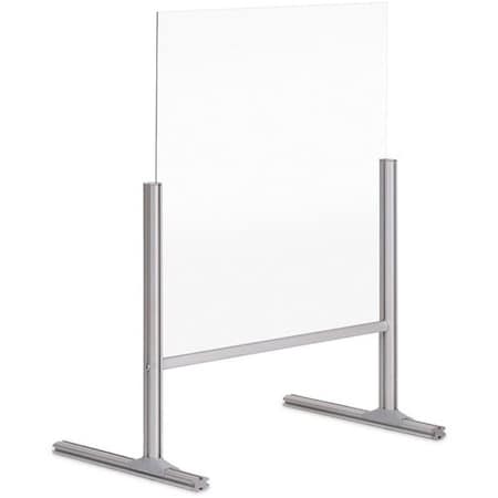 Mastervision Protector Glass Transparent Countertop With 25.6''x40'' Panel DSP713041