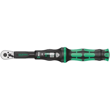 Wera Click-Torque A 6 torque wrench with reversible ratchet, 2.5-25 Nm, 1/4 in x 2.5-25 Nm 5075605001
