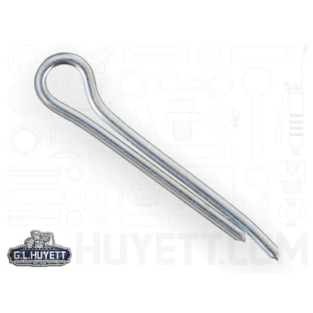 Huyett Hammerlock Cotter Pin, Zinc Plated Carbon Steel, 0.094 in Dia x 0.750 in Effective Length CPHZ-093-0750