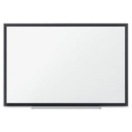 Easy-To-Organize QRT Magnetic Dry-Erase Board, 5 ft. x 3 ft., Black Aluminum Frame EA2655707