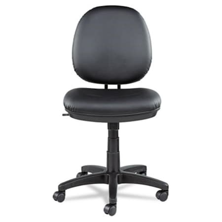 Alera Technologies Alera  Interval Swivel-Tilt Task Chair- Soft-Touch Leather- Black IN4819