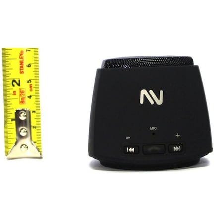 Nutek Bluetooth Wireless Portable Speaker for Tablet or Phone w/Bluetooth COLOR: BLACK BT106M1