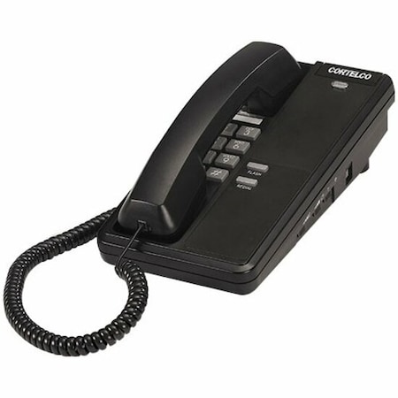 Cortelco ITT Patriot II 219200-VOE-27-F Standard Phone - Black - 1 x Phone Line - Hearing Aid Compatible 2192BK