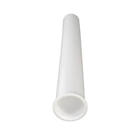 Everflow 1-1/2" x 12" Plastic Flanged Strainer Tailpiece for Tubular Drain Applications P22312