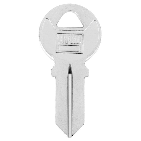 Hy-Ko Key Blank, Brass, Nickel-Plated, For: American AM4 Locks 11010AM4