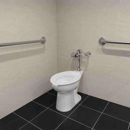 Zurn Snsr Flr Mnt, Ada Systm- Z5665-Bwl Elngted, Vitreous Water Clst w/Bttry 1.28GPF Z.WC4.AS