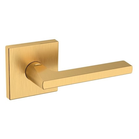 Baldwin Baldwin Preconfigured 5162 Lever with R017 Rose Right Hand Half Dummy Lock Lifetime Satin Brass 5162044RDM