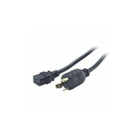 Apc Power Cord, L6-30P, SJT, 8 ft., Blk, 24A, 12/3 AP9896