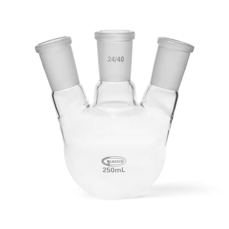 Zoro Select Boiling Flask, 250 mL, Round UN3NKFK250