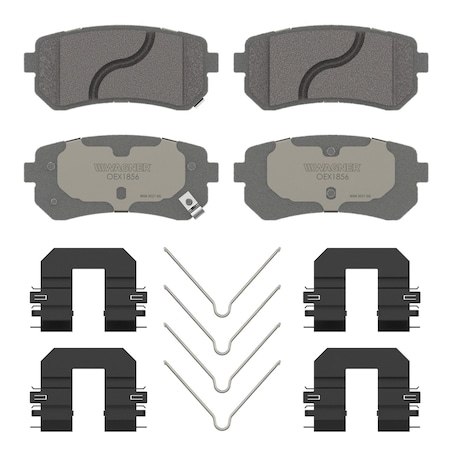 Wagner Brake OEX Rear Disc Brake Pad Set Premium Ceramic, OEX1856