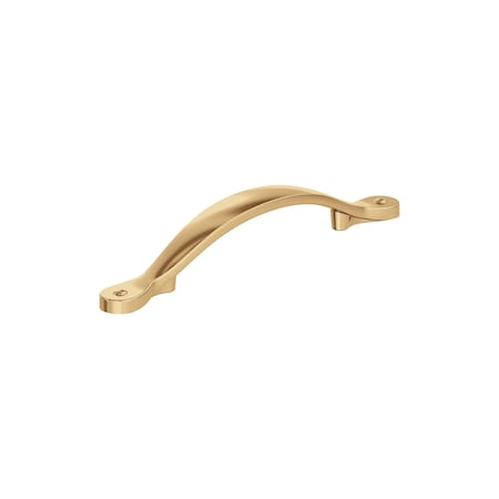 Amerock Inspirations 3-3/4 inch 96mm Center-to-Center Champagne Bronze Cabinet Pull BP1587CZ