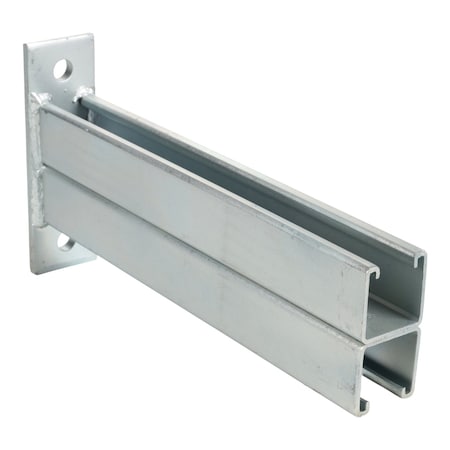 Zoro Select Strut Channel Fitting, Silver, 2"W, 2 Holes V735EG