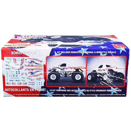 Time2Play Skill 1 Snap Model Kit Chevrolet Silverado USA-1 Monster 1-32 Scale Model Truck TI3469046