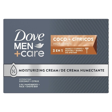 Dove Men+Care Hydrating Coconut Plus Citrus Hand and Body Face Plus Shave Bar, 22.5 Ounce, 12PK 64777945