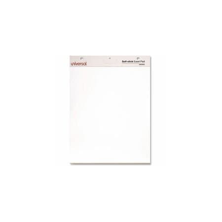 Universal One Self-Stick Easel Pad, 25x30 In, White, 2PK UNV35603