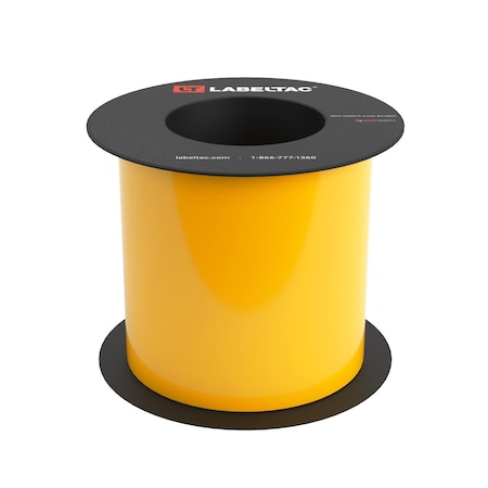 Labeltac Label Supply 5in x 75ft, Dark Yellow LT518-C