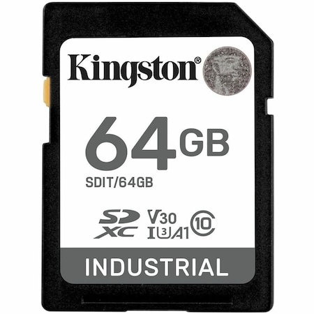 Kingston 64 GB Class 10/UHS-I (U3) V30 SDXC - 100 MB/s Read - 3 Year Warranty SDIT/64GB