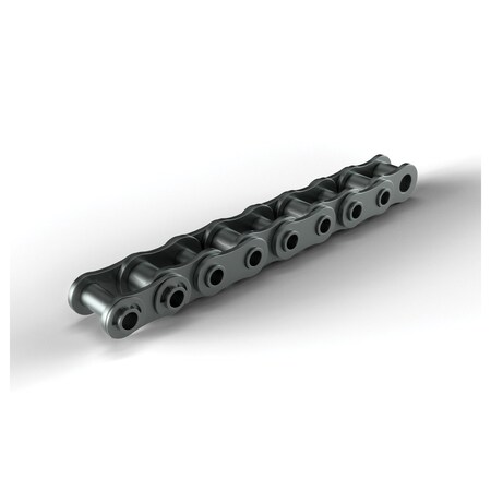 Hkk Chain Hollow Pin Roller chain, 10 ft OAL, 1 in Pitch, 5/8 in Dia x 5/8 in W Roller RC080HP1A