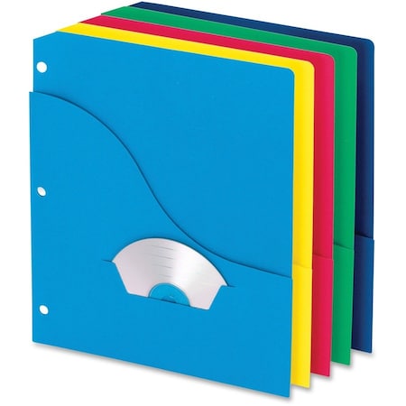 Tops Business Forms Pendaflex, POCKET PROJECT FOLDERS, 3-HOLE PUNCHED, LETTER SIZE, ASSORTED COLORS, 10PK 32900